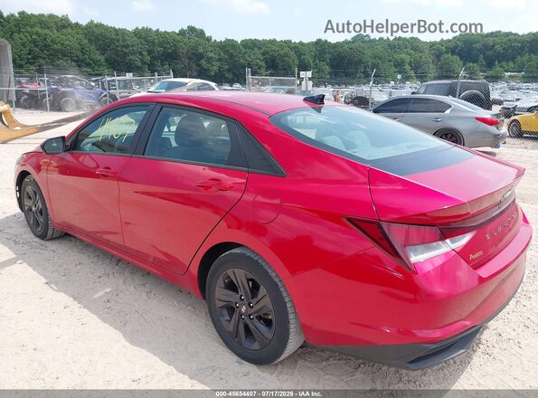 5NPLM4AG1PH104157 2023 HYUNDAI ELANTRA Красный Задняя левая четверть