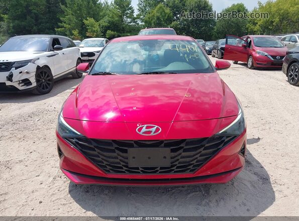 5NPLM4AG1PH104157 2023 HYUNDAI ELANTRA Красный Вид щитка приборов