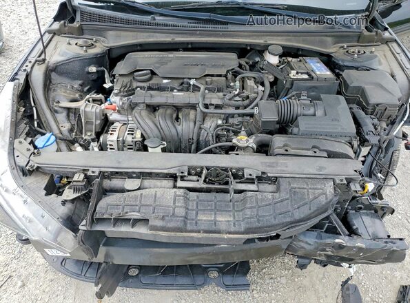 5NPLM4AG2MH002281 2021 HYUNDAI ELANTRA Black Widok wnętrza z tyłu