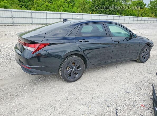 5NPLM4AG2MH002281 2021 HYUNDAI ELANTRA Black Tył prawy