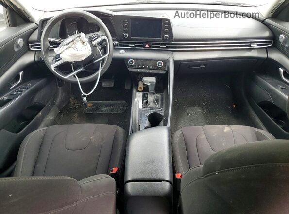 5NPLM4AG2MH002281 2021 HYUNDAI ELANTRA Black Widok deski rozdzielczej
