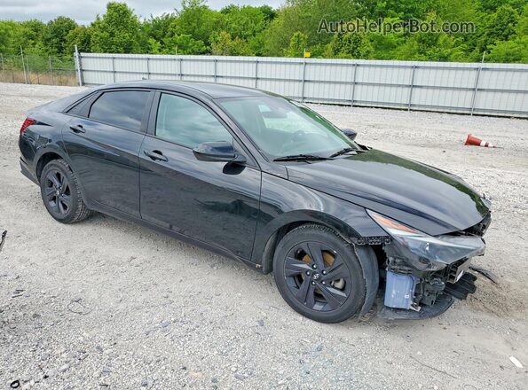 5NPLM4AG2MH002281 2021 HYUNDAI ELANTRA Black Przód prawy