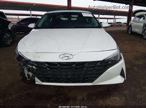 5NPLM4AG2MH002457 2021 HYUNDAI ELANTRA Белый Вид щитка приборов
