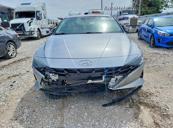 5NPLM4AG2MH024247 2021 HYUNDAI ELANTRA Gray წინა ხედი