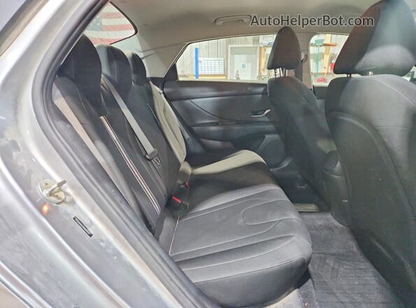 5NPLM4AG2MH024247 2021 HYUNDAI ELANTRA Gray უკანა სავარძლების ხედი