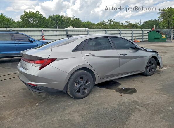5NPLM4AG2MH038407 2021 HYUNDAI ELANTRA Silver Задня права чверть
