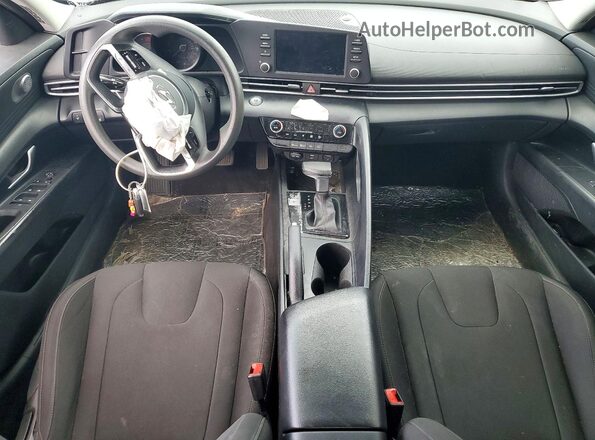 5NPLM4AG2MH038407 2021 HYUNDAI ELANTRA Silver Вид панелі приладів