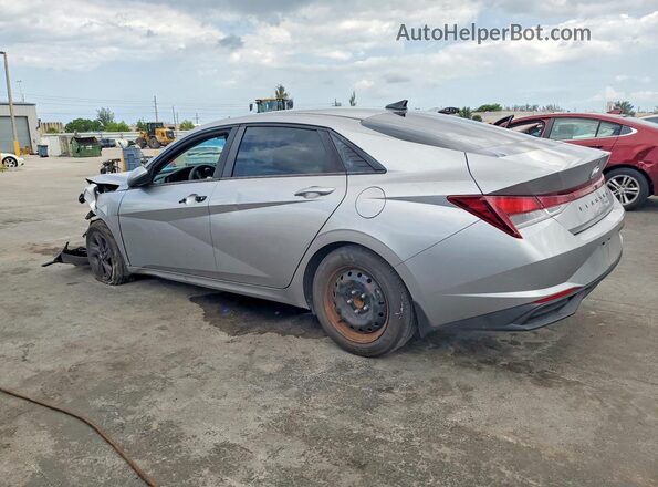 5NPLM4AG2MH038407 2021 HYUNDAI ELANTRA Silver Задня ліва чверть