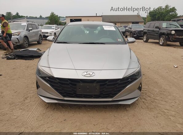 5NPLM4AG2NH072851 2022 HYUNDAI ELANTRA Silver Вид щитка приладів