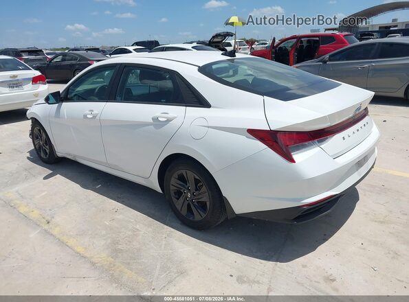 5NPLM4AG2NH080965 2022 HYUNDAI ELANTRA White Trasero izquierdo