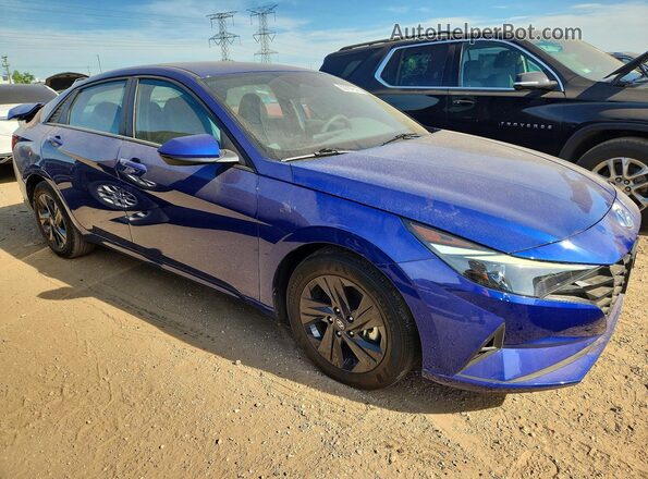 5NPLM4AG2PH112039 2023 HYUNDAI ELANTRA Blue Front right