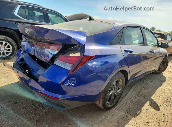 5NPLM4AG2PH112039 2023 HYUNDAI ELANTRA Blue Rear right