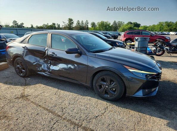5NPLM4AG3MH001415 2021 HYUNDAI ELANTRA Серый Передняя правая четверть