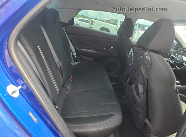 5NPLM4AG3MH029389 2021 HYUNDAI ELANTRA Blue Вид задніх сидінь