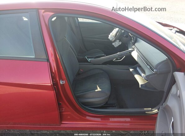 5NPLM4AG3MH044023 2021 HYUNDAI ELANTRA Red წინა სალონის ხედი