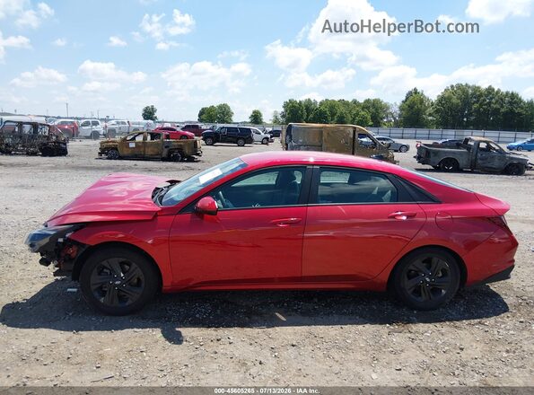 5NPLM4AG3MH044023 2021 HYUNDAI ELANTRA Red 