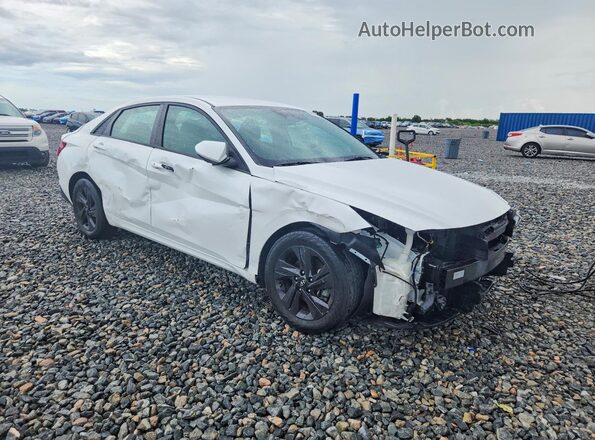 5NPLM4AG3NH053130 2022 HYUNDAI ELANTRA Белый Передняя правая четверть