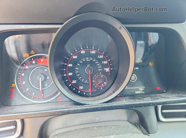 5NPLM4AG3NH082904 2022 HYUNDAI ELANTRA Silver Vista del cuadro de instrumentos