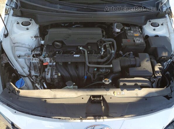 5NPLM4AG3PH100546 2023 HYUNDAI ELANTRA White Rear interior view