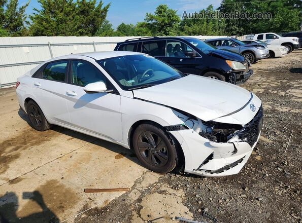 5NPLM4AG4MH001570 2021 HYUNDAI ELANTRA White Delantero derecho