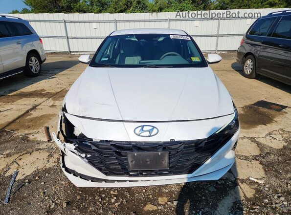 5NPLM4AG4MH001570 2021 HYUNDAI ELANTRA White Vista frontal