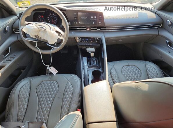5NPLM4AG4MH001570 2021 HYUNDAI ELANTRA White Vista del salpicadero