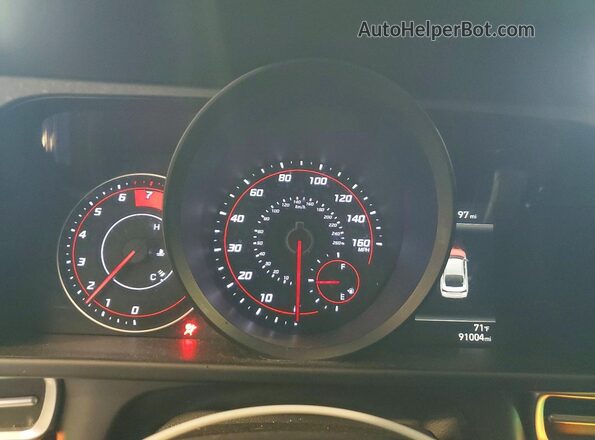 5NPLM4AG4MH035458 2021 HYUNDAI ELANTRA Blue Vista del cuadro de instrumentos
