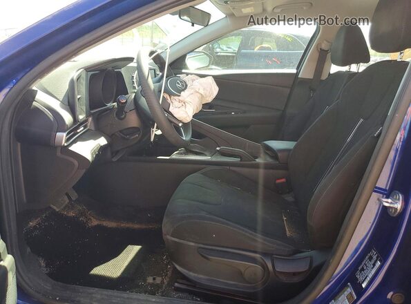 5NPLM4AG4MH047769 2021 HYUNDAI ELANTRA Blue Սալոնի դիմացի տեսք