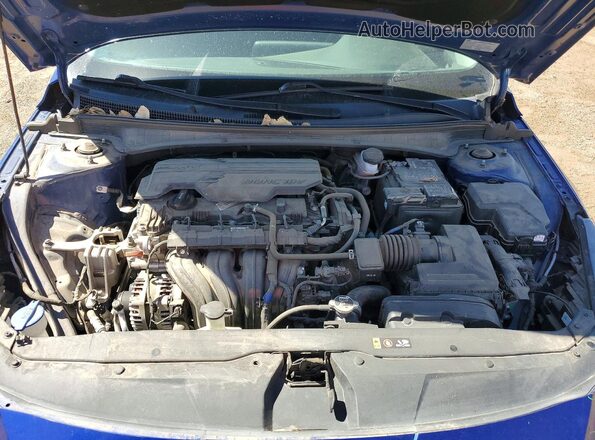 5NPLM4AG4MH047769 2021 HYUNDAI ELANTRA Blue Սալոնի հետևի տեսք