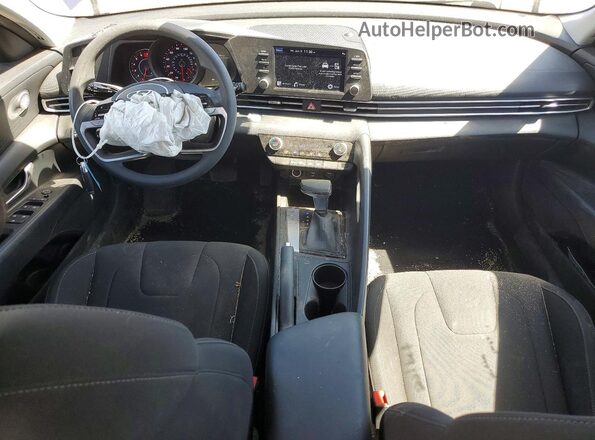 5NPLM4AG4MH047769 2021 HYUNDAI ELANTRA Blue Առջևի վահանակի տեսք