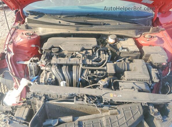 5NPLM4AG4NH069451 2022 HYUNDAI ELANTRA Red Вид задньої частини салону