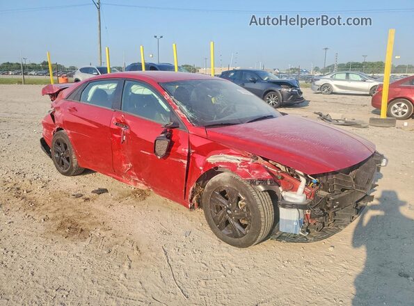 5NPLM4AG4NH069451 2022 HYUNDAI ELANTRA Red Передня права чверть