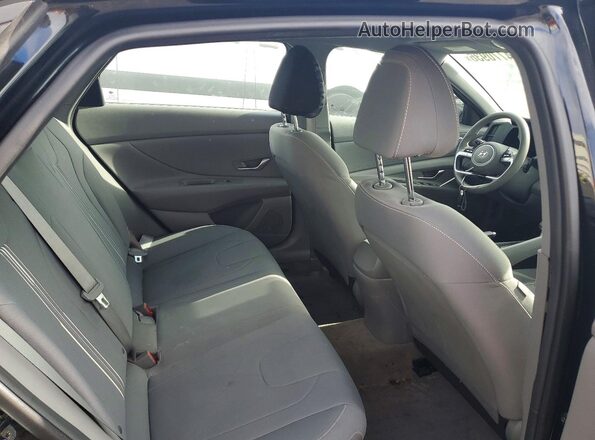 5NPLM4AG4NH078263 2022 HYUNDAI ELANTRA Black Vista de los asientos traseros