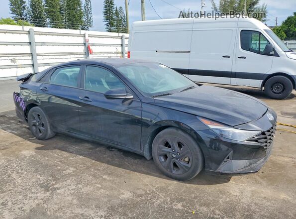 5NPLM4AG4NH078263 2022 HYUNDAI ELANTRA Black Delantero derecho