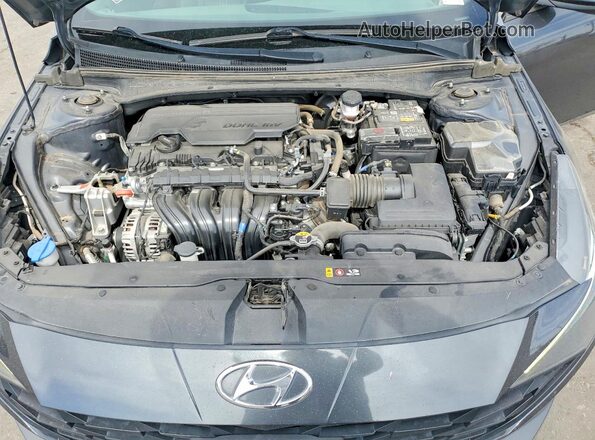5NPLM4AG4PH091999 2023 HYUNDAI ELANTRA Gray Вид задньої частини салону
