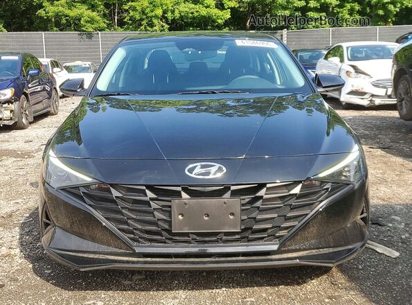 5NPLM4AG4PH110339 2023 HYUNDAI ELANTRA Черный Вид спереди