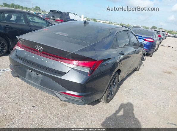 5NPLM4AG5MH007684 2021 HYUNDAI ELANTRA Gray Trasero derecho
