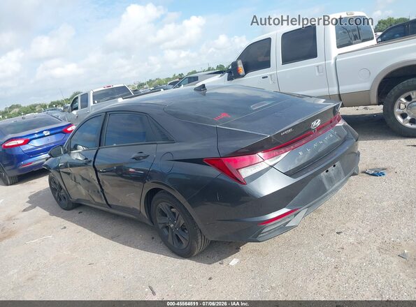 5NPLM4AG5MH007684 2021 HYUNDAI ELANTRA Gray Trasero izquierdo