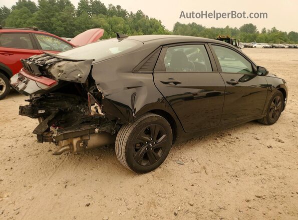 5NPLM4AG5MH032116 2021 HYUNDAI ELANTRA Черный Задняя правая четверть