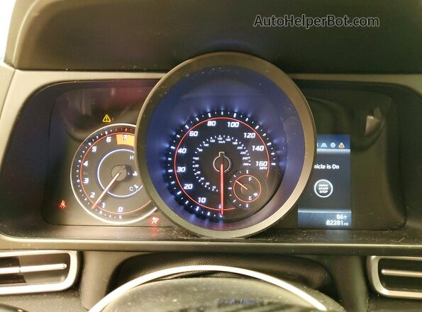 5NPLM4AG5MH032116 2021 HYUNDAI ELANTRA Черный Вид щитка приборов