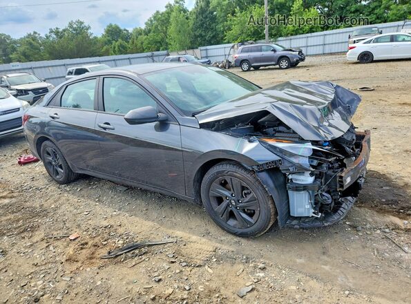 5NPLM4AG5MH047960 2021 HYUNDAI ELANTRA Black Delantero derecho