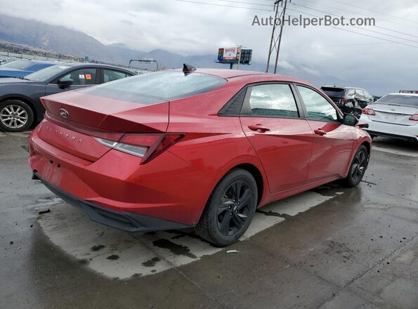 5NPLM4AG5NH064226 2022 HYUNDAI ELANTRA Red Rear right