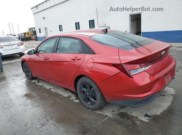 5NPLM4AG5NH064226 2022 HYUNDAI ELANTRA Red Rear left