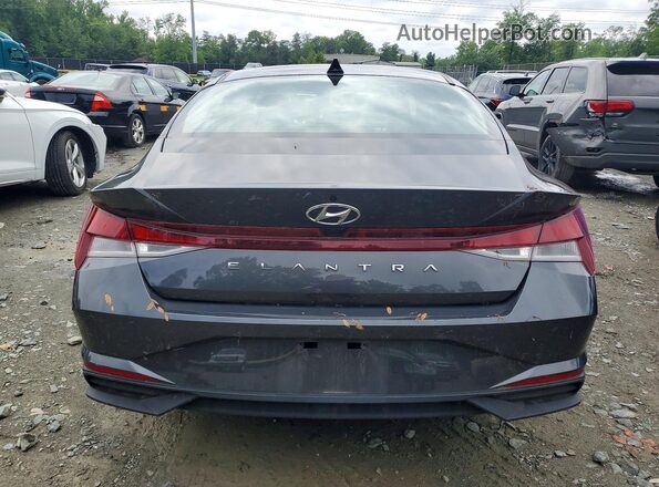5NPLM4AG5NH071337 2022 HYUNDAI ELANTRA Charcoal Widok z tyłu
