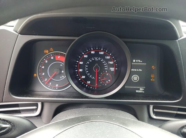 5NPLM4AG5NH071337 2022 HYUNDAI ELANTRA Charcoal Widok zestawu wskaźników
