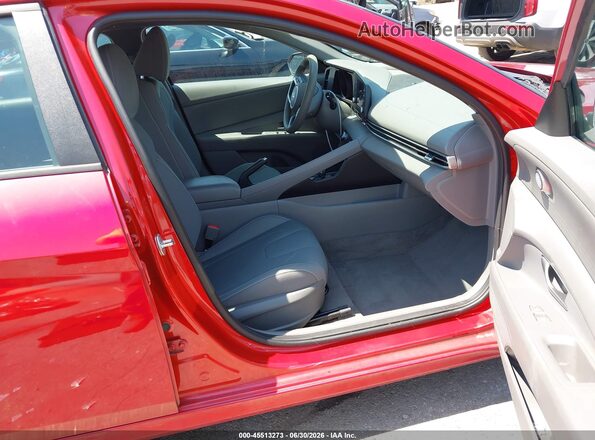 5NPLM4AG6MH001649 2021 HYUNDAI ELANTRA Red წინა სალონის ხედი