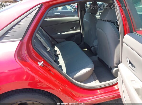 5NPLM4AG6MH001649 2021 HYUNDAI ELANTRA Red VIN კოდის სტიკერის ხედი