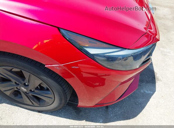 5NPLM4AG6MH001649 2021 HYUNDAI ELANTRA Red 