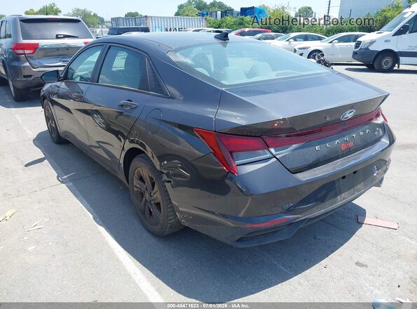 5NPLM4AG6MH011386 2021 HYUNDAI ELANTRA Gray Trasero izquierdo
