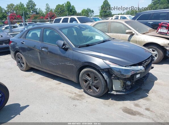 5NPLM4AG6MH011386 2021 HYUNDAI ELANTRA Gray Vista interior trasera